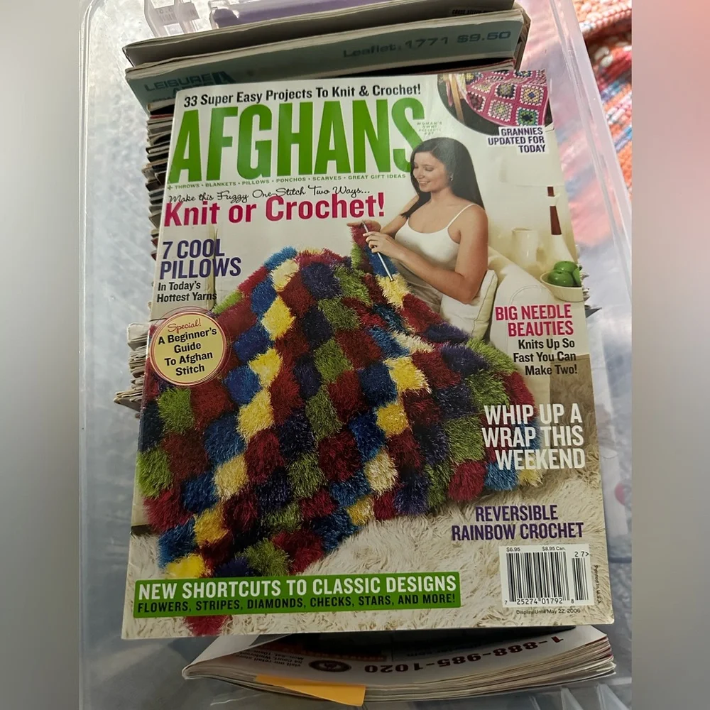 Afghans Throws Blankets Pillows Poncho's Scarves Great Gift Ideas Craft Magazine
